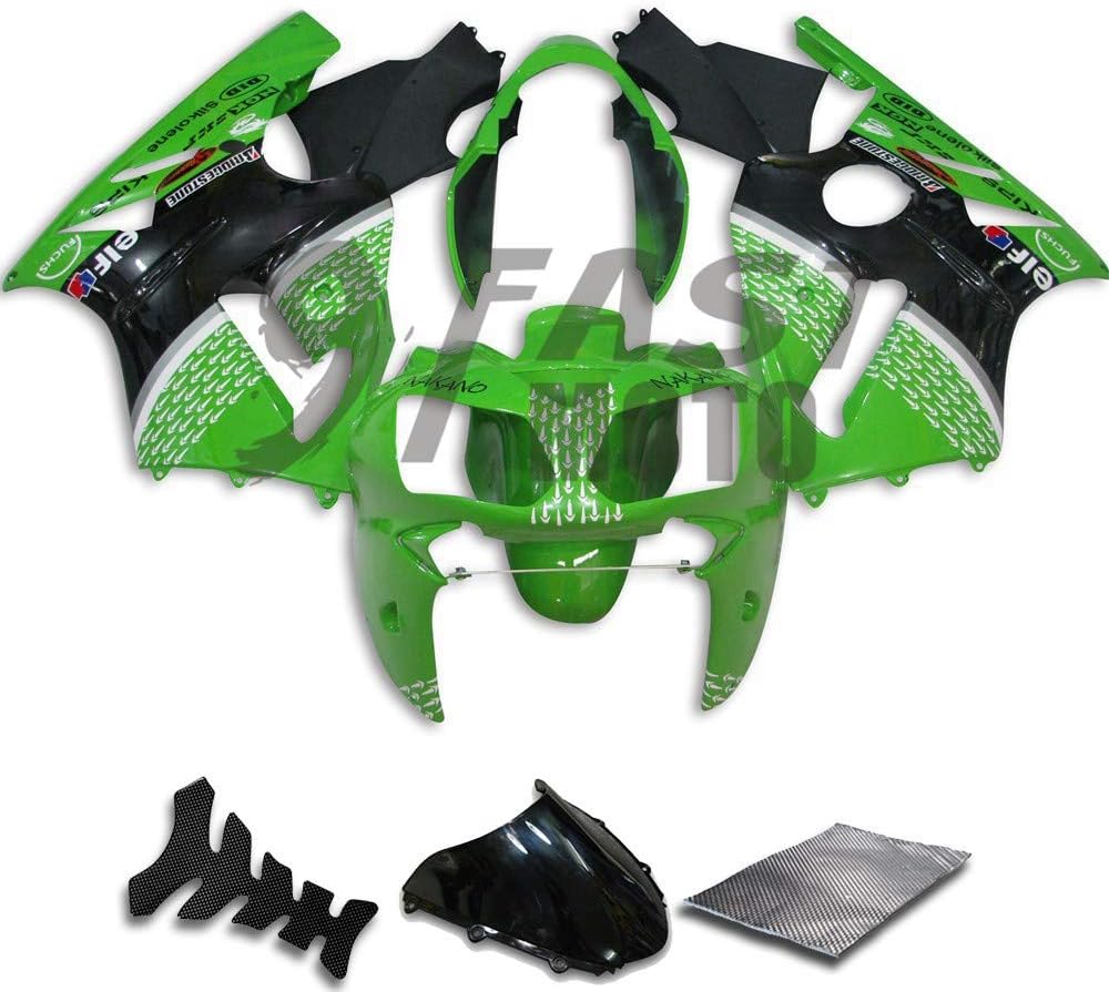 アングラー Fit For KAWASAKI Ninja ZX6R ABS Air Duct Tube Cover Fairing